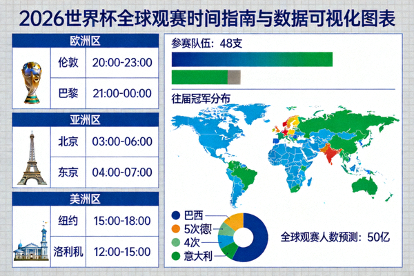 2026世界杯全球观赛时间指南与数据可视化图表