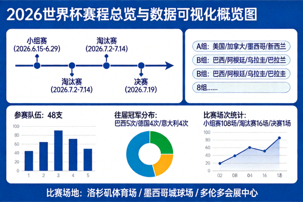 2026世界杯赛程总览与数据可视化概览图