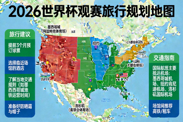2026世界杯观赛旅行规划地图与建议